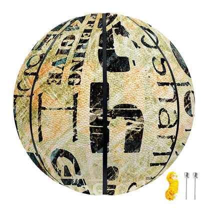 Giving And Tithing Religious Words Print Basketball