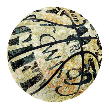 Giving And Tithing Religious Words Print Basketball