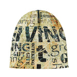 Giving And Tithing Religious Words Print Beanie
