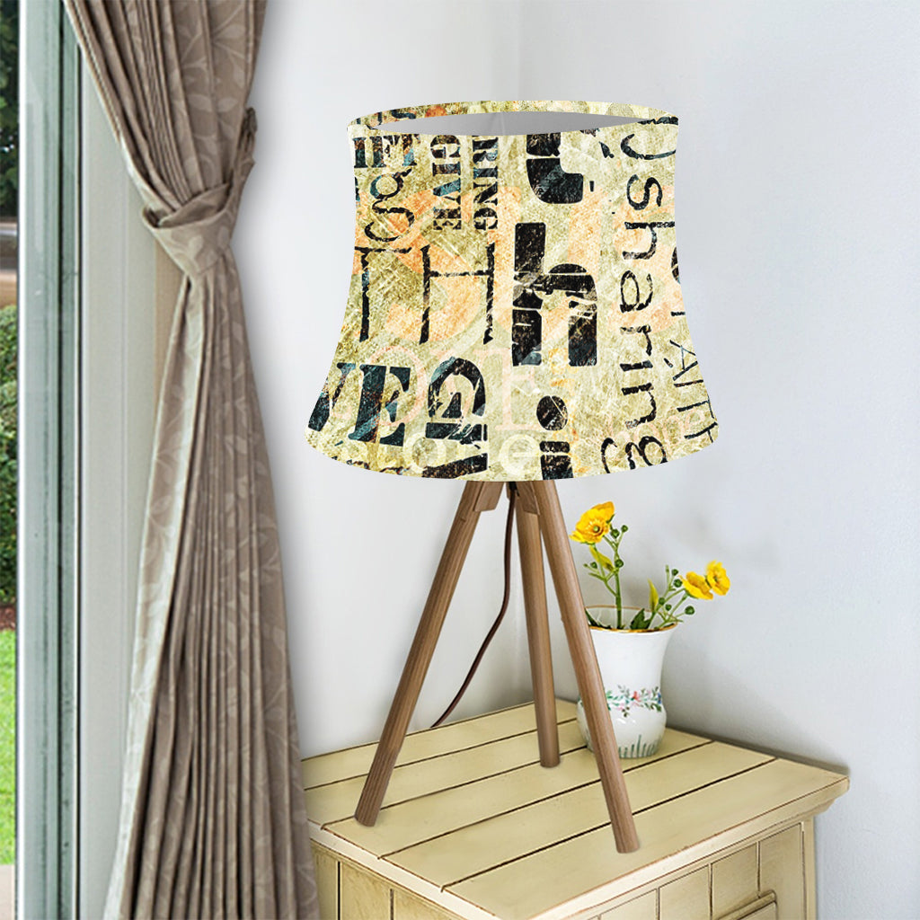 Giving And Tithing Religious Words Print Bell Lamp Shade