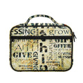 Giving And Tithing Religious Words Print Briefcase Bible Bag