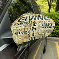 Giving And Tithing Religious Words Print Car Side Mirror Covers