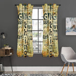 Giving And Tithing Religious Words Print Curtain