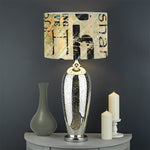 Giving And Tithing Religious Words Print Drum Lamp Shade