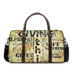 Giving And Tithing Religious Words Print Duffle Bag