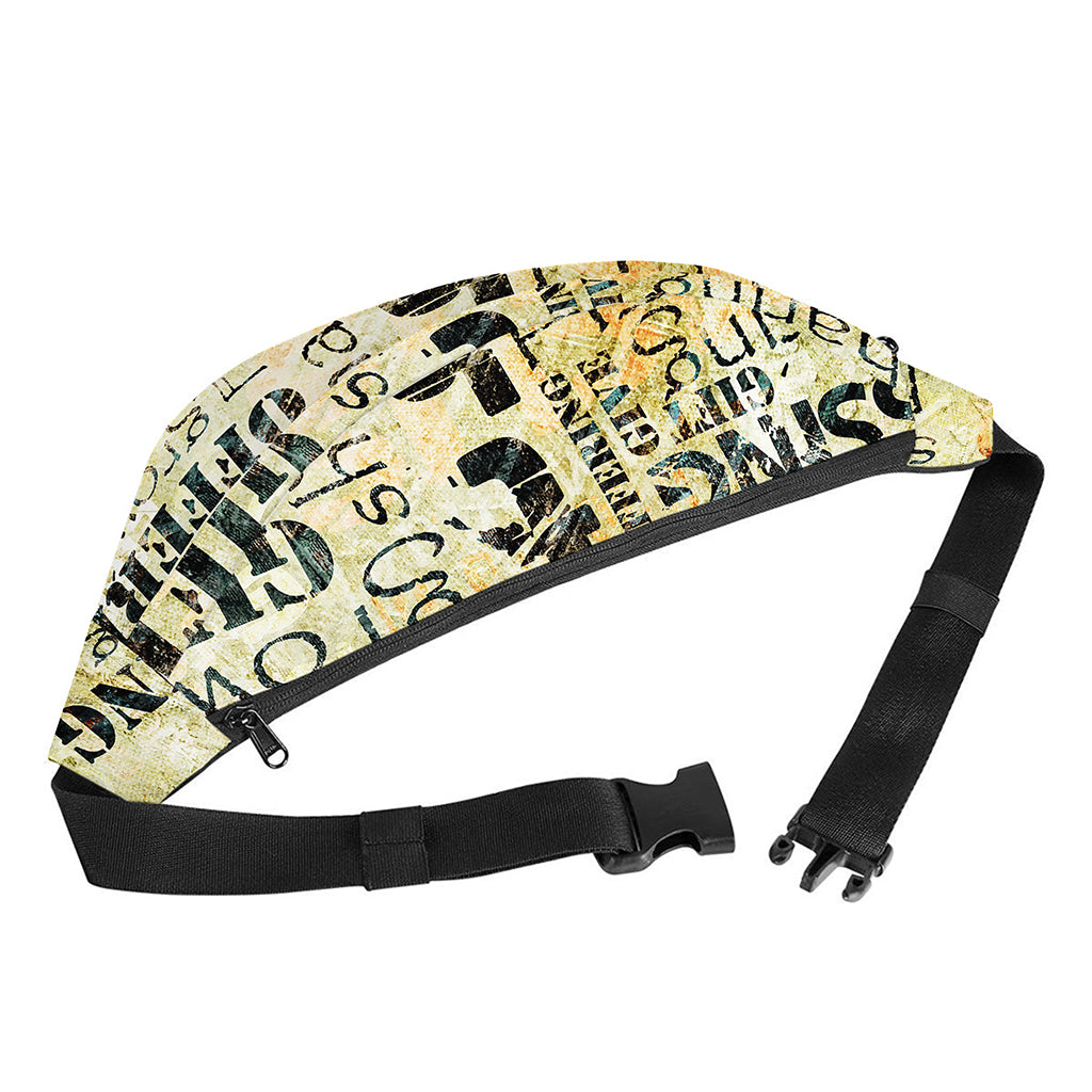 Giving And Tithing Religious Words Print Fanny Pack