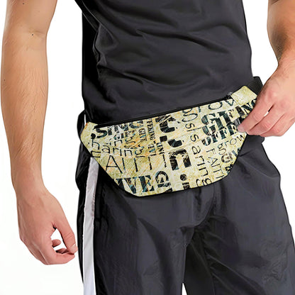 Giving And Tithing Religious Words Print Fanny Pack