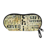Giving And Tithing Religious Words Print Glasses Case