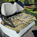 Giving And Tithing Religious Words Print Golf Cart Seat Cover
