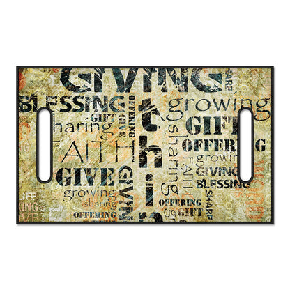 Giving And Tithing Religious Words Print Golf Cart Seat Cover