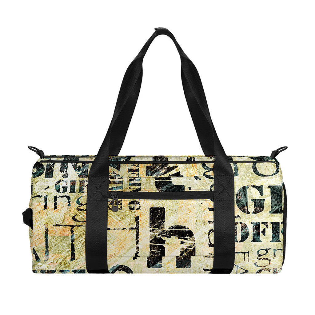 Giving And Tithing Religious Words Print Gym Bag