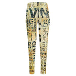 Giving And Tithing Religious Words Print High-Waisted Pocket Leggings