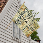Giving And Tithing Religious Words Print House Flag