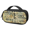 Giving And Tithing Religious Words Print Portable Cooler Travel Case