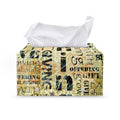 Giving And Tithing Religious Words Print Leather Tissue Box Cover