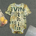 Giving And Tithing Religious Words Print Men's Bodysuit