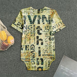 Giving And Tithing Religious Words Print Men's Bodysuit