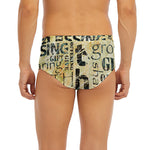 Giving And Tithing Religious Words Print Men's Briefs