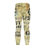 Giving And Tithing Religious Words Print Men's leggings