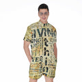 Giving And Tithing Religious Words Print Men's Romper