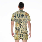 Giving And Tithing Religious Words Print Men's Rompers