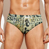 Giving And Tithing Religious Words Print Men's Swim Briefs