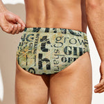 Giving And Tithing Religious Words Print Men's Swim Briefs