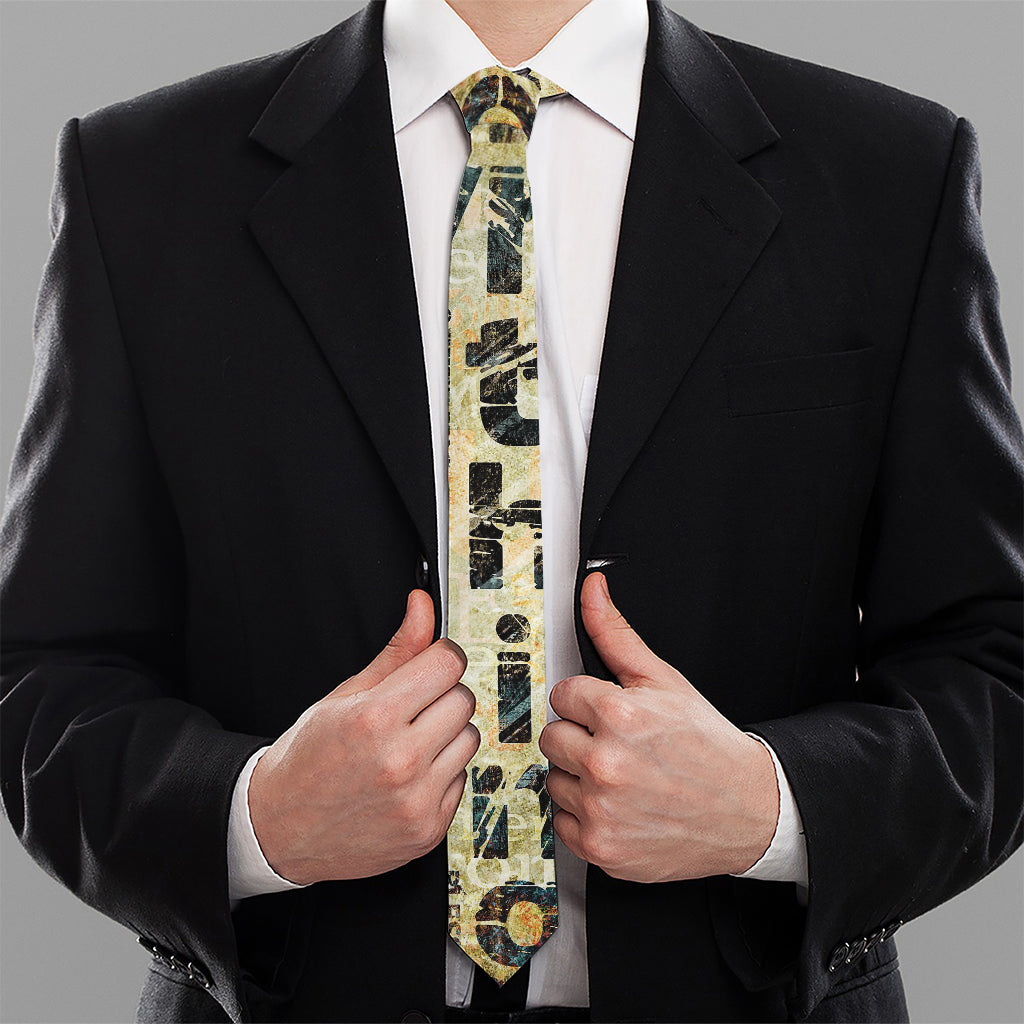Giving And Tithing Religious Words Print Necktie
