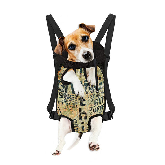 Giving And Tithing Religious Words Print Pet Carrier Backpack