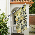 Giving And Tithing Religious Words Print Polyester Flag