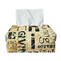 Giving And Tithing Religious Words Print Rectangle Tissue Box Cover