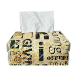 Giving And Tithing Religious Words Print Rectangle Tissue Box Cover