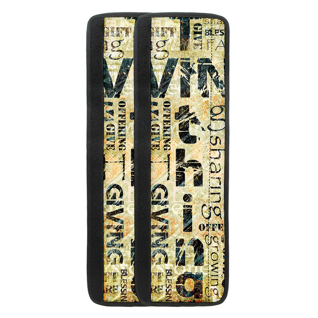 Giving And Tithing Religious Words Print Refrigerator Handle Covers
