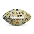 Giving And Tithing Religious Words Print Rugby Ball