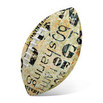 Giving And Tithing Religious Words Print Rugby Ball