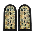 Giving And Tithing Religious Words Print Skillet Handle Cover