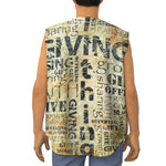 Giving And Tithing Religious Words Print Sleeveless Baseball Jersey