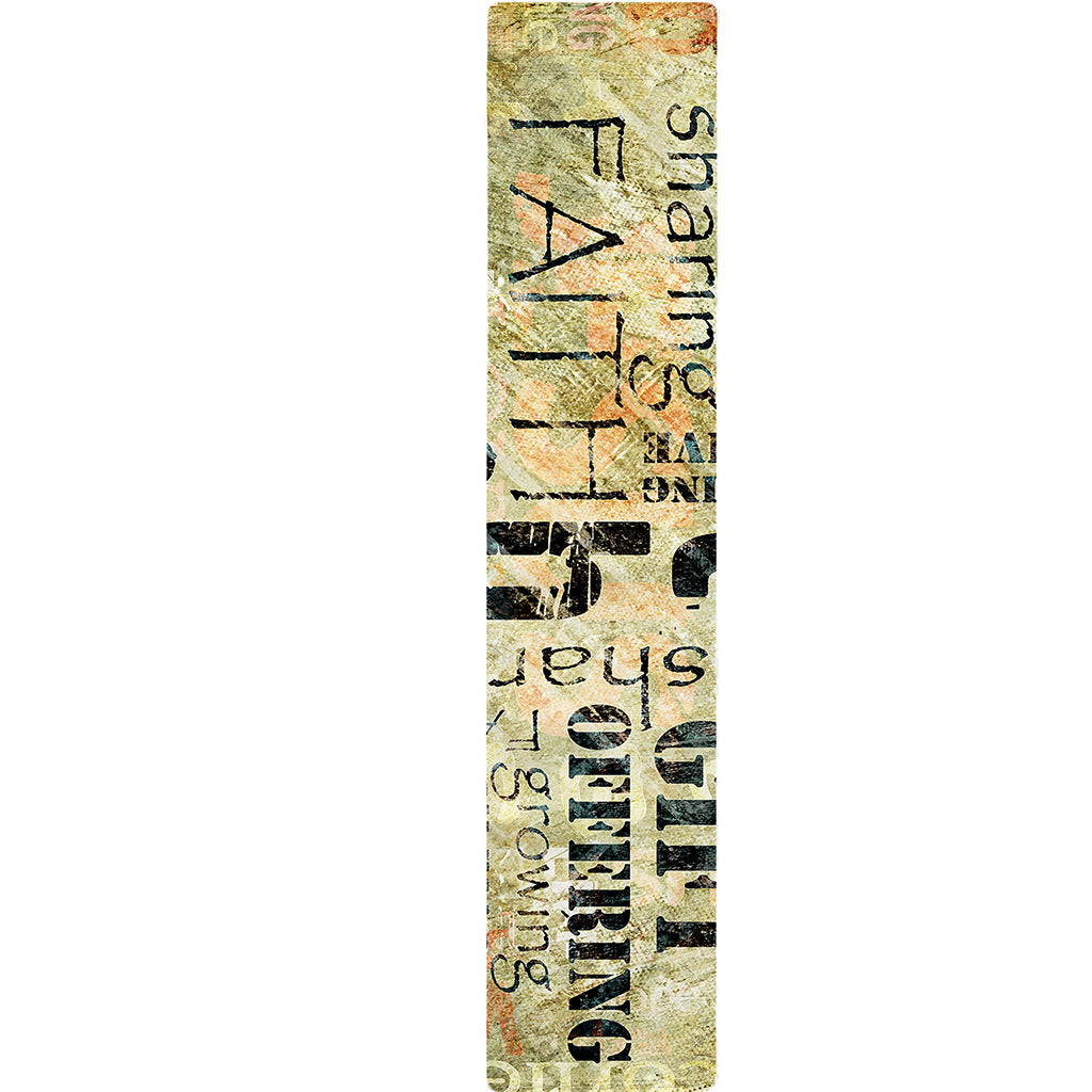 Giving And Tithing Religious Words Print Table Runner
