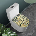 Giving And Tithing Religious Words Print Toilet Lid Cover