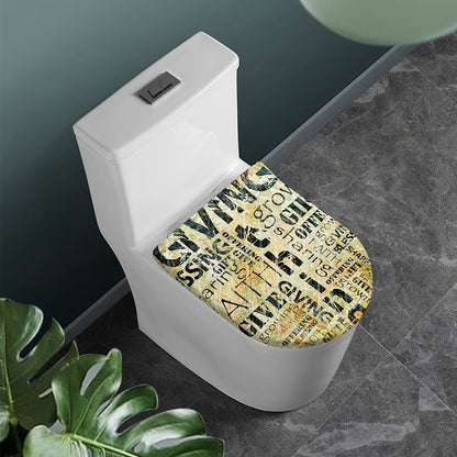 Giving And Tithing Religious Words Print Toilet Lid Cover