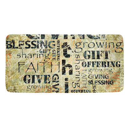Giving And Tithing Religious Words Print Towel
