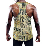 Giving And Tithing Religious Words Print Training Tank Top