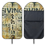 Giving And Tithing Religious Words Print Waterproof Car Seat Cover