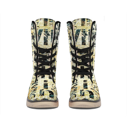 Giving And Tithing Religious Words Print Winter Boots