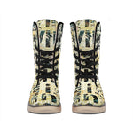 Giving And Tithing Religious Words Print Winter Boots