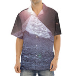 Giza Pyramid Print Aloha Shirt