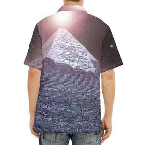 Giza Pyramid Print Aloha Shirt