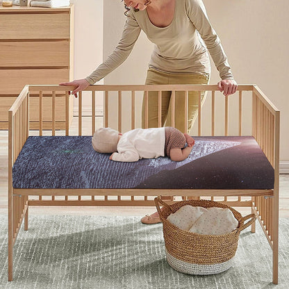 Giza Pyramid Print Baby Crib Sheet