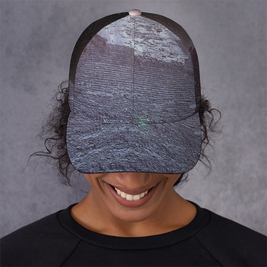 Giza Pyramid Print Baseball Cap