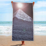 Giza Pyramid Print Beach Towel